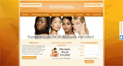 Desktop Screenshot of nyahmedspa.com
